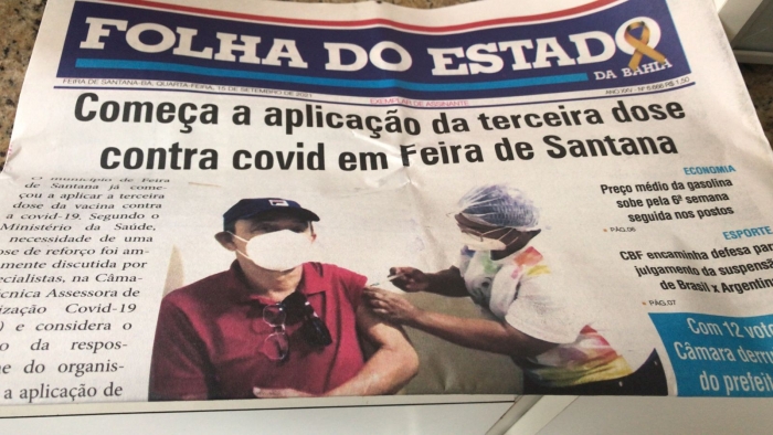 O colega Noélio Rebouças no dia de fama !!!